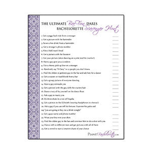 Our FREE Ultimate Bachelorette Scavenger Hunts are up!