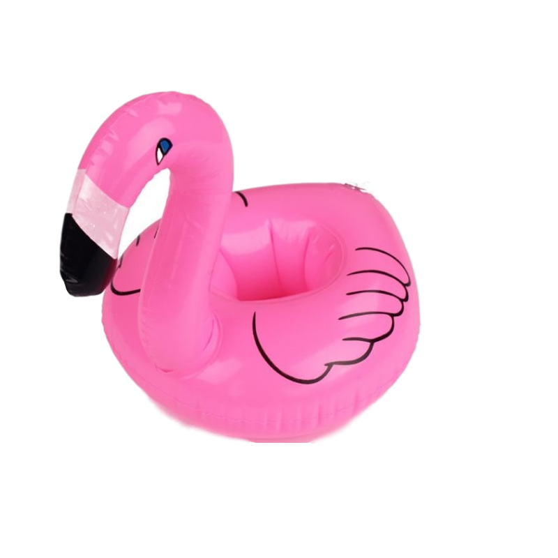 flamingle flamingo cup pool floatie holder