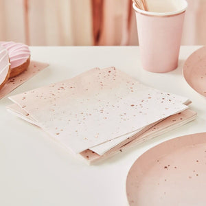 Ginger Ray rose gold ombre napkins canada