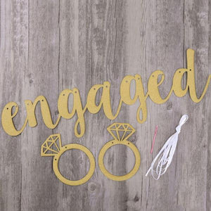 engagement party banner canada