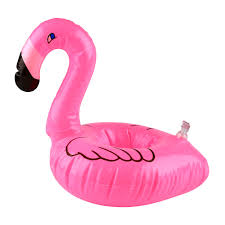 Flamingo floating cup holder pool inflatable bachelorette