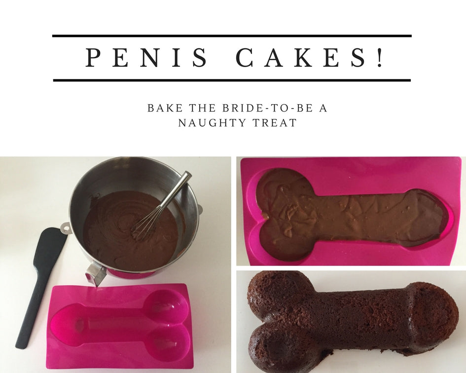 Bachelorette Party Supplies - Jumbo Penis Cake Pan - Pecker Cake Mold