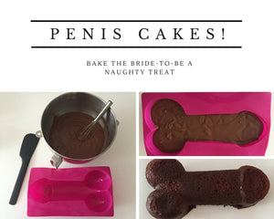 bachelorette penis cake pans