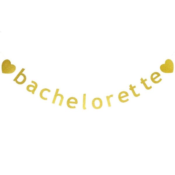 bachelorette party supplies canada gold banner