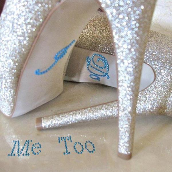 wedding shoe decals - I do me too