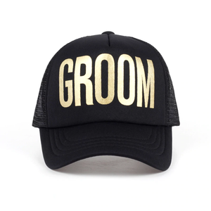 groom hat black bachelor