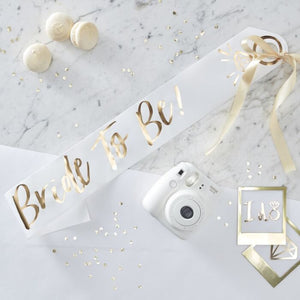 Bride to be Ginger Ray sash Canada