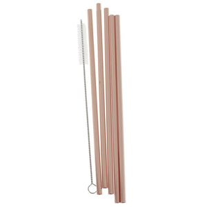 Ginger Ray reusable straws Canada rose gold