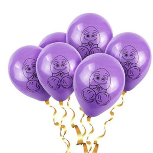 purple bachelorette penis balloons toronto canada 