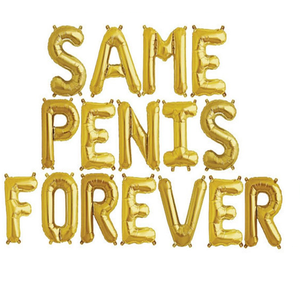 bachelorette same penis forever balloons gold canada